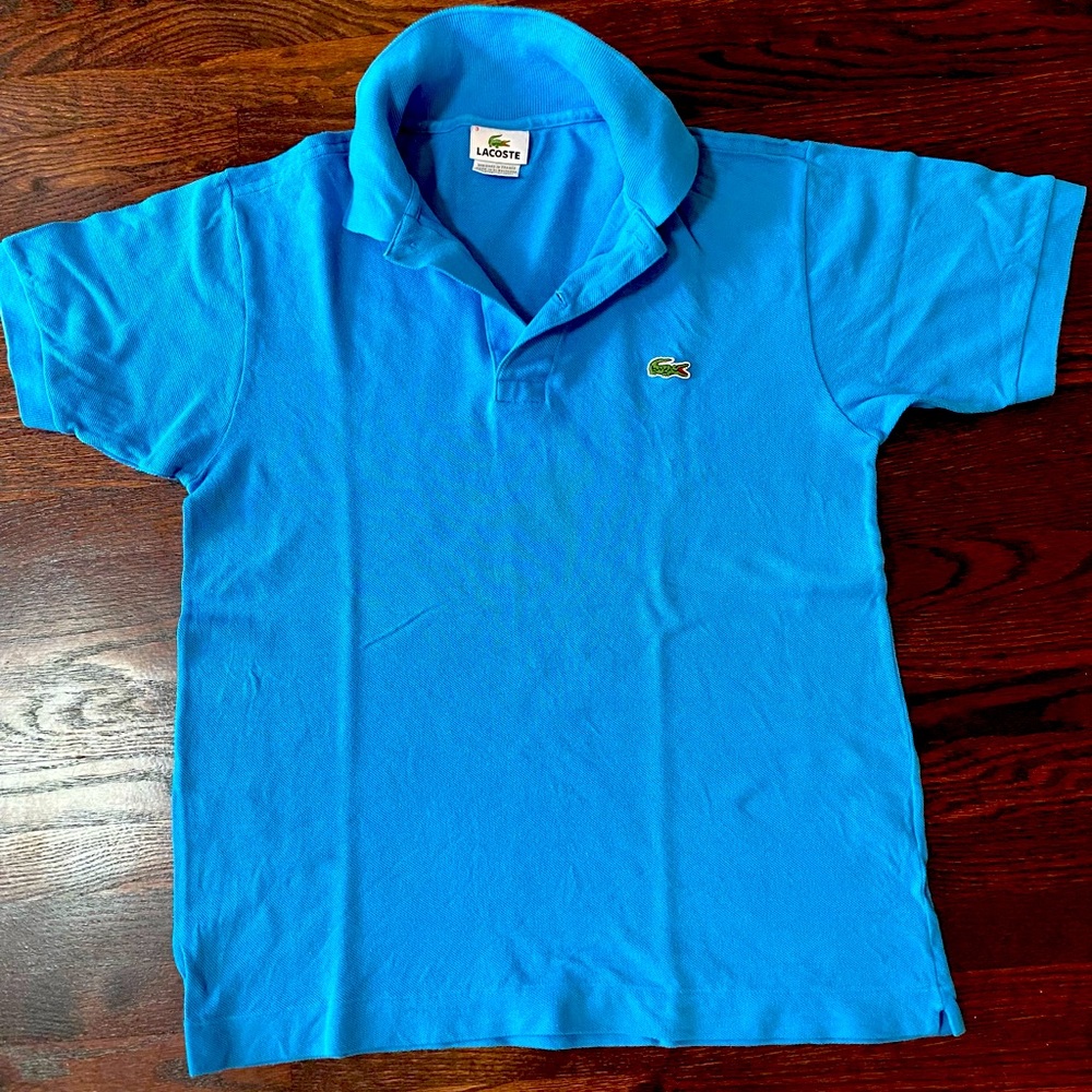 Lacoste Turquoise Polo TShirt - Size 3 👕